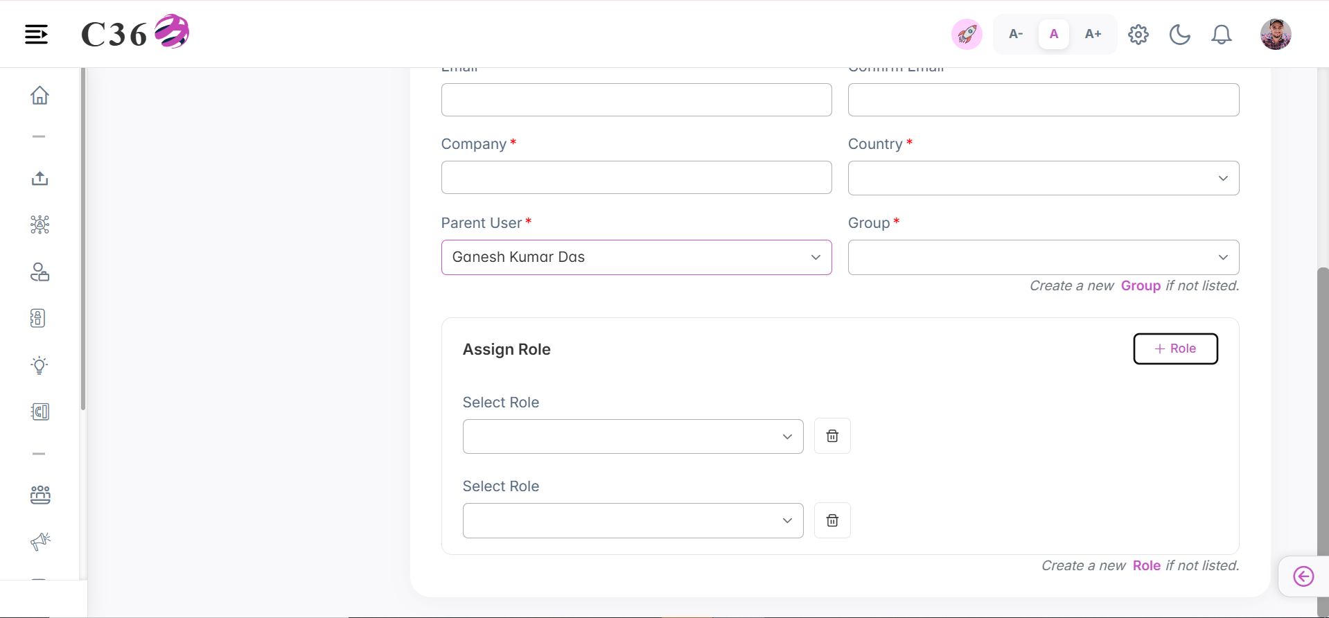 Assign Role