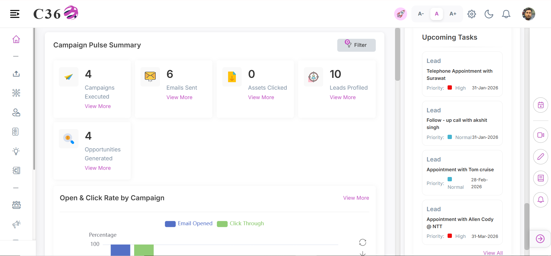 Upcoming Tasks
